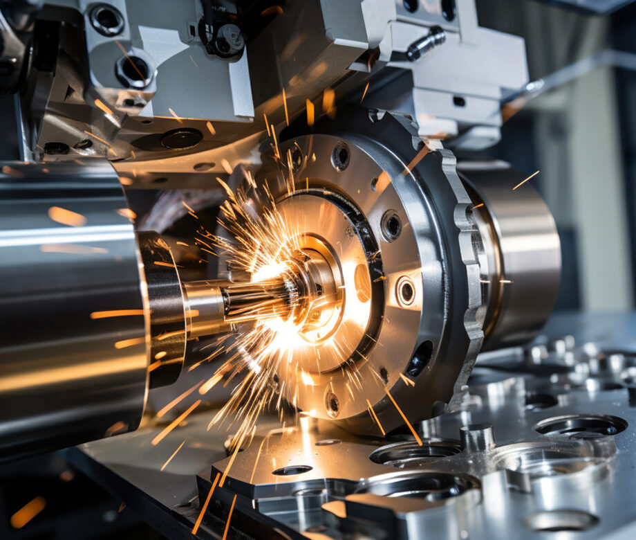 The process of smoothing the interior of a cylinder.