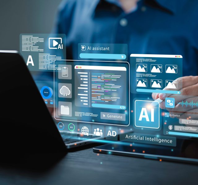 Ai,Generate,Concept.,Artificial,Intelligence,Content,Generator,Tool.,Man,Uses Ai,Generate,Concept.,Artificial,Intelligence,Content,Generator,Tool.,Man,Uses